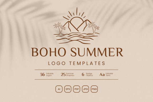 Download Summer Boho Logo Collections - Summer Collection