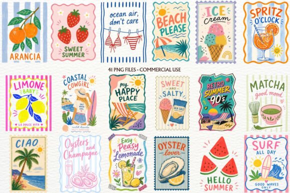 Download Coastal Summer Clipart Italian Vacation - Summer Collection