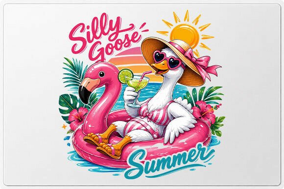 Download Silly Goose Summer Vacation PNG - Summer Collection
