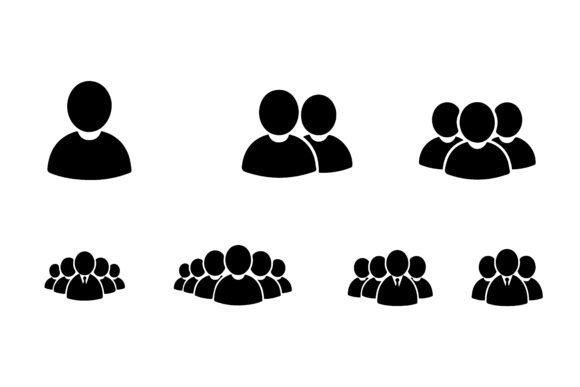 Download Diverse Group Silhouettes Representing - Diverse Collection